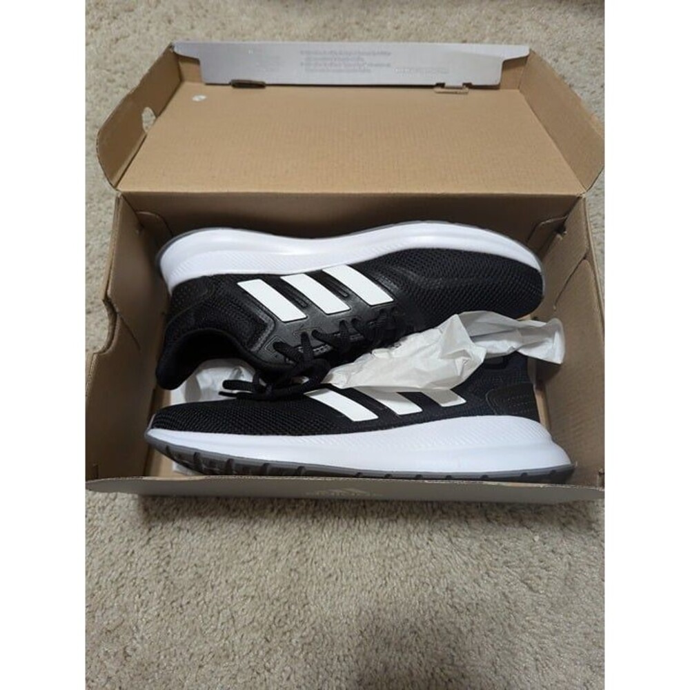 Adidas Runfalcon - White / Black - Women's Size 8.5 (W 8.5)